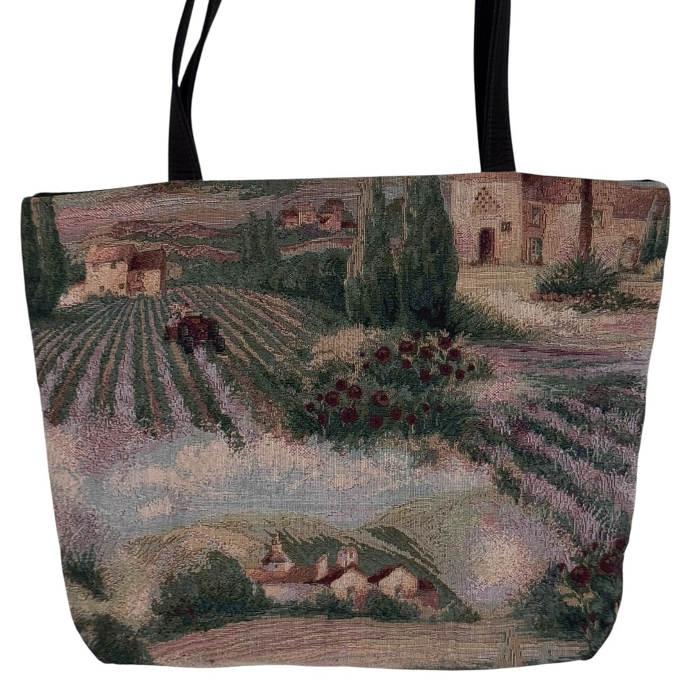 Danny K Tapestry Purse Shoulder Bag Vintage Made in USA - Picture 2 of 5